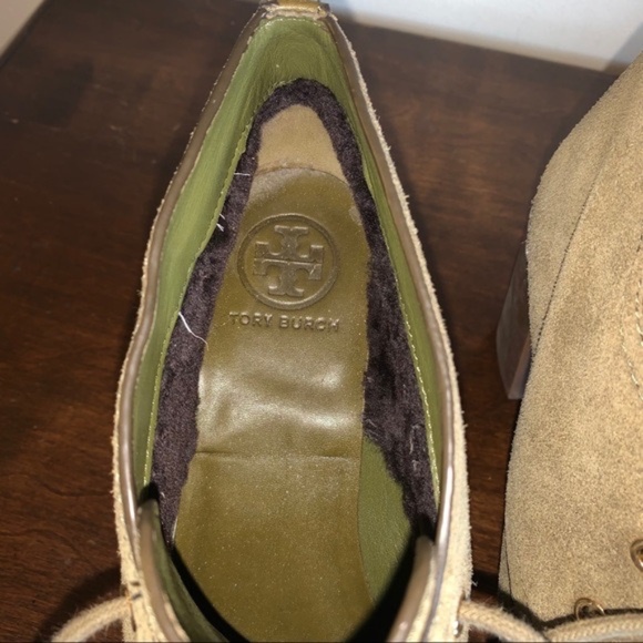 TORY BURCH Sage Suede Hilary Chukka Ankle Boot 9 NWT - Picture 2 of 5